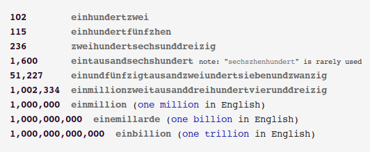 Really large German numbers